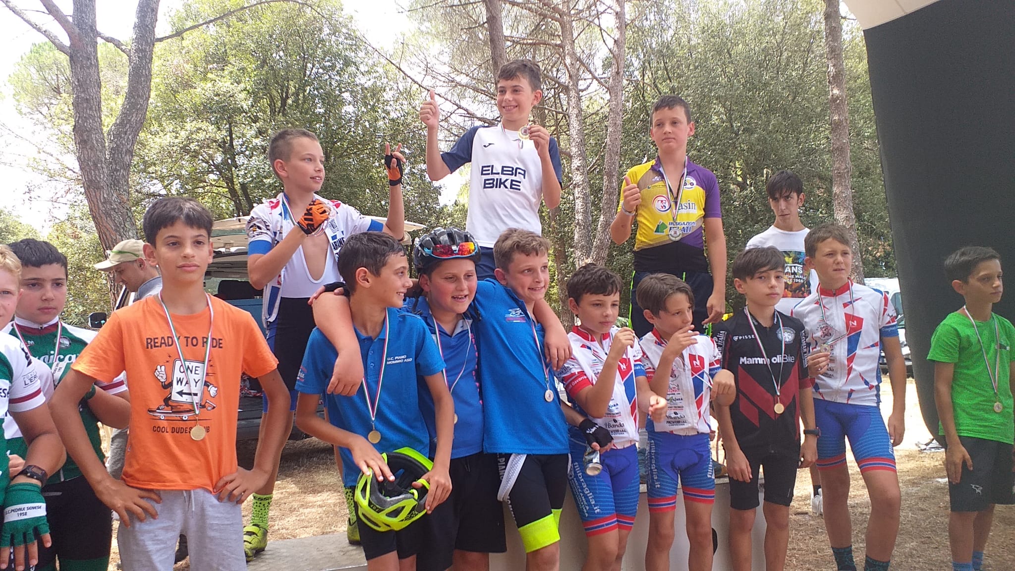 Niccolo Mauro sul podio