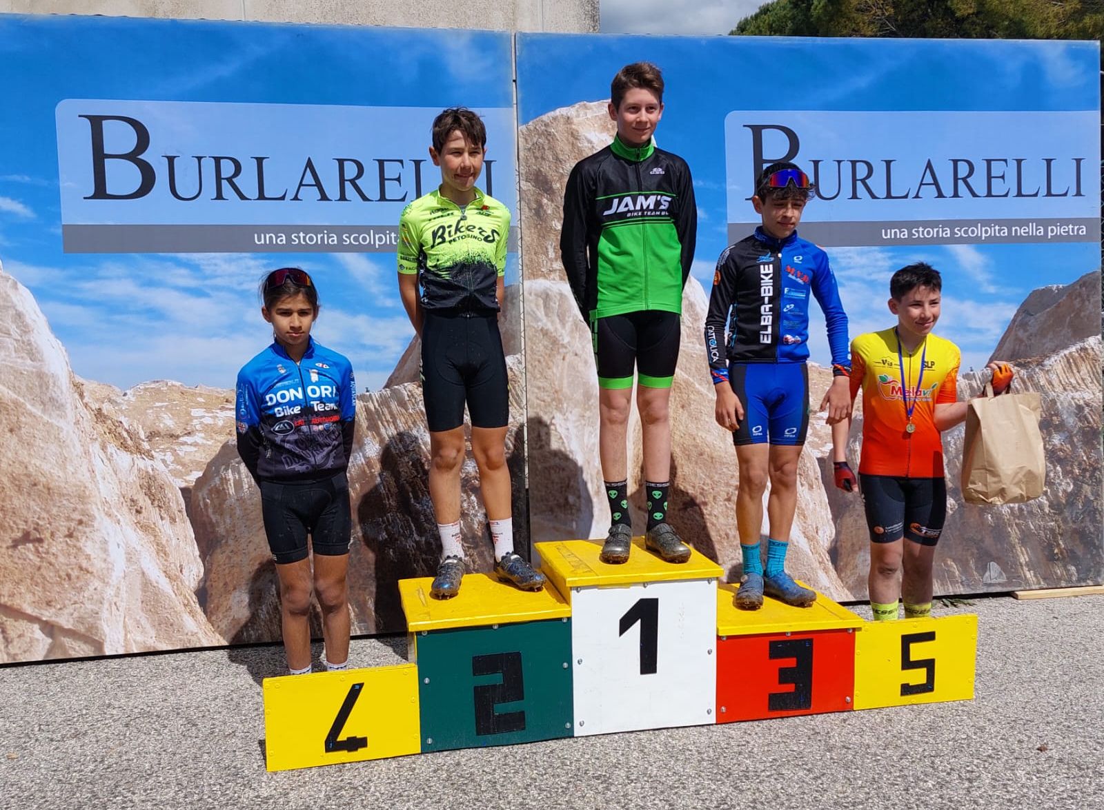 lorenzo sardi sul podio