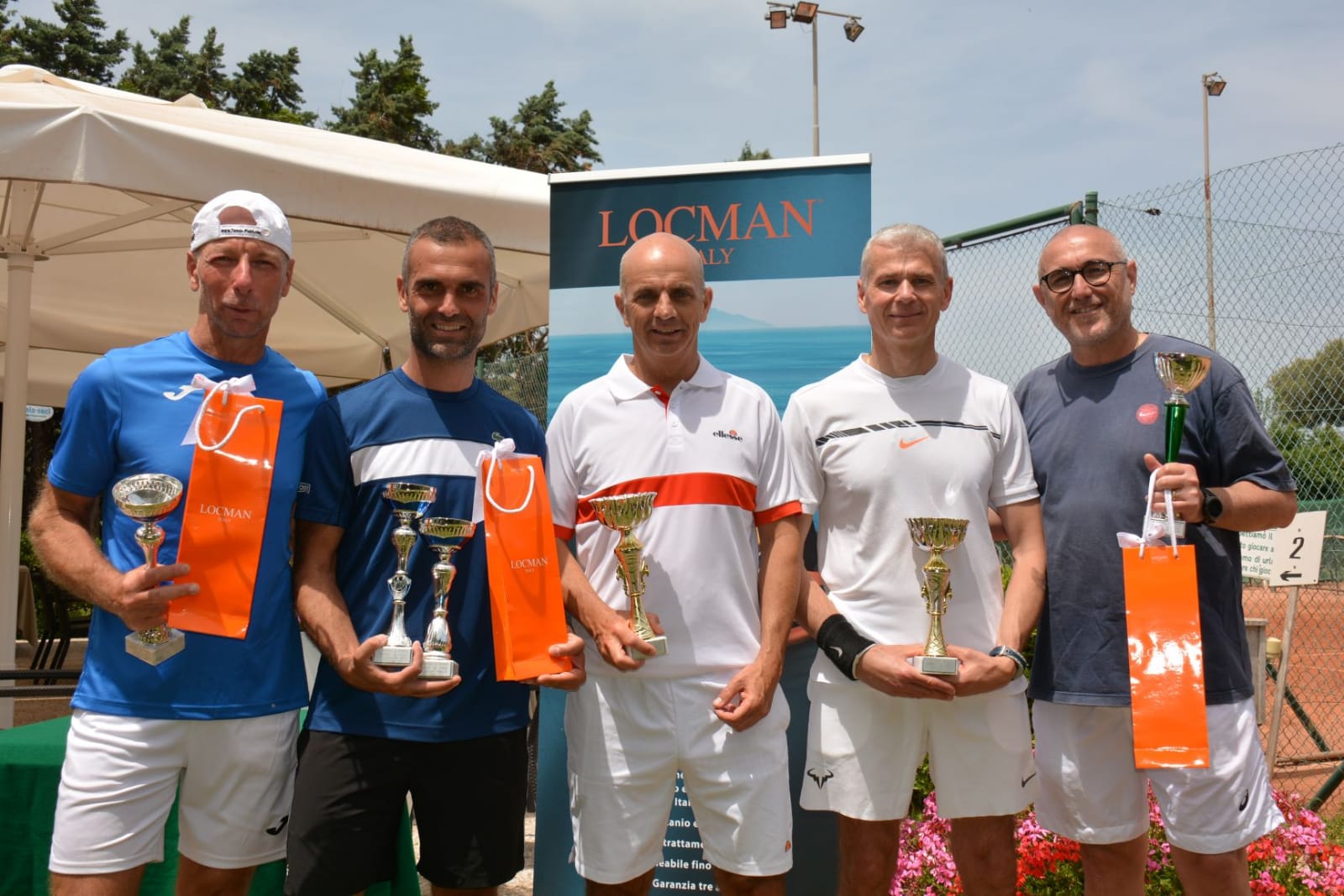 FOTO1 - i finalisti di singolare e doppio