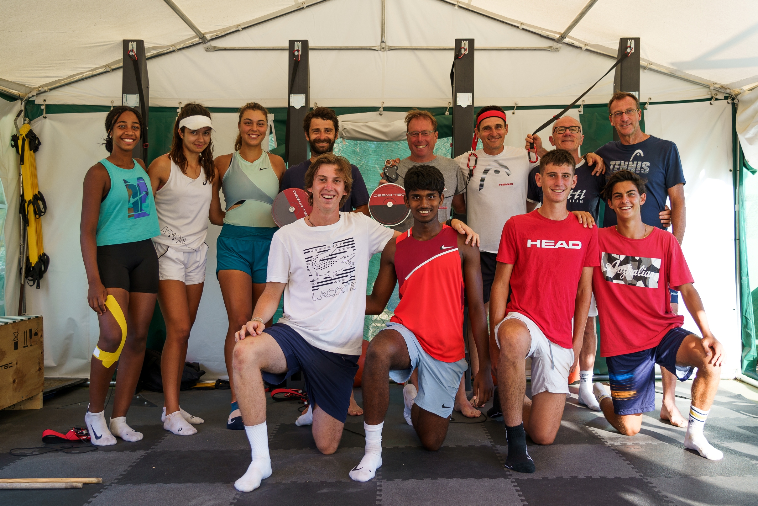 I TENNISTI AL TENNIS CAMP ISOLA D'ELBA