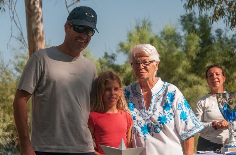 Alexander Wan Stich con Amelie e Maria Rosa Bozzoli