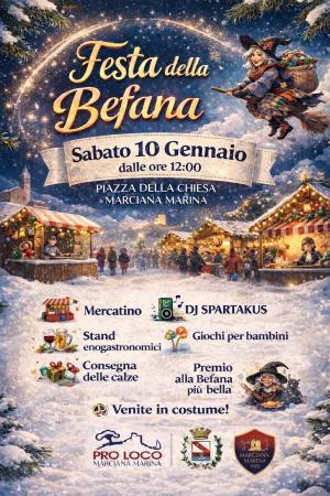 Marciana Marina: la Festa della Befana si sposta a sabato 10 gennaio