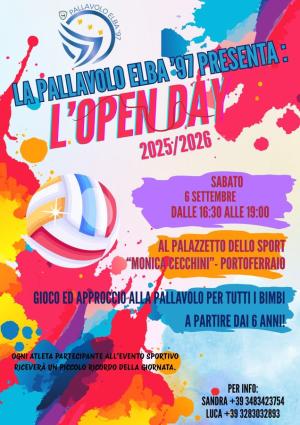 Open day della Pallavolo Elba &#039;97