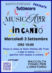 Un evento musicale in favore dell'oratorio di Santo Stefano alle Trane