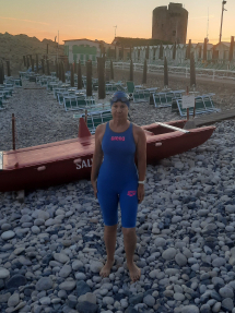 L'impresa elbana di Silvia Boidi, nuotatrice di gran fondo in mare aperto