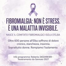 Fibromialgia all'Elba - l'invisibile dolore femminile - nasce un comitato