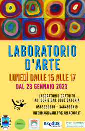 Nuovo laboratorio di arte al Centro Giovani, aperte le prenotazioni