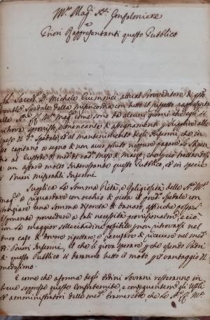 Portoferraio 1784. L‘ospedale della Misericordia non ha più soldi per andare avanti