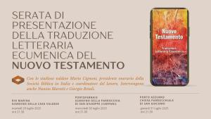 Nuovo Testamento Ecumenico: Valdesi e Cattolici insieme a Rio Marina, Portoferraio e Porto Azzurro