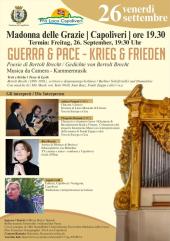 Al Santuario della Madonna delle Grazie "Guerra &amp; Pace - Krieg &amp; Frieden"