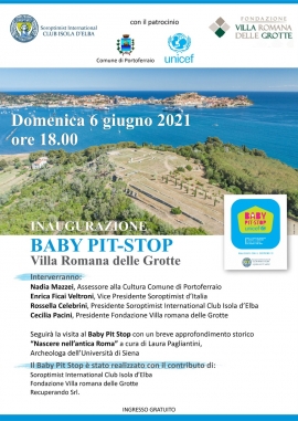 Inaugurazione del “Baby Pit-Stop UNICEF” alla Villa delle Grotte con il Soroptimist Club 