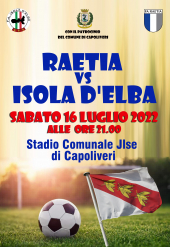 Torna in campo la nazionale elbana contro gli svizzeri della FA Raetia