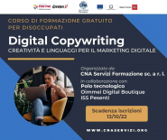 CNA propone un corso gratuito per Digital Copywriting