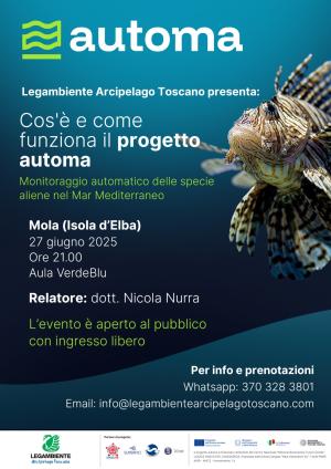 Cos&#039;è e come funziona il progetto AUTOMA - Monitoraggio intelligente delle specie aliene nel Mar Mediterraneo