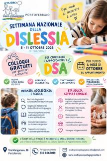 Settimana della Dislessia. A Portoferraio iniziativa dello studio psico-pedagogico per il mese di ottobre