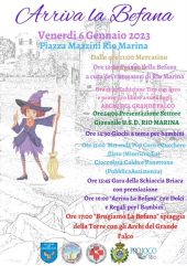 A Rio Marina festa della Befana e gara della schiaccia briaca