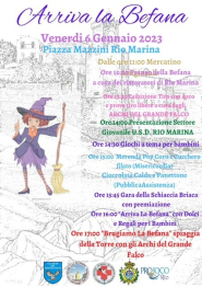A Rio Marina festa della Befana e gara della schiaccia briaca