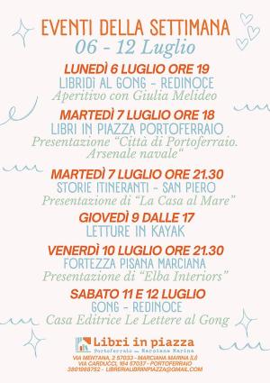 Gli eventi della settimana con la Libreria Libri in Piazza