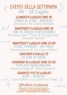 Gli eventi della settimana con la Libreria Libri in Piazza