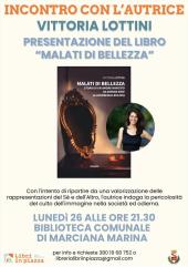 "Malati di bellezza", in biblioteca a Marciana Marina incontro con Vittoria Lottini