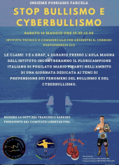 Il pugile Mario Pisanti con gli studenti del Cerboni per un progetto contro bullismo e cyberbullismo