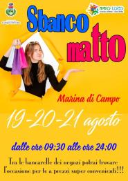 19-20-21 agosto a Marina di Campo lo Sbancomatto
