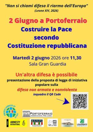 "Costruire la Pace secondo la Costituzione repubblicana". Iniziativa il 2 Giugno alla sala Gran Guardia