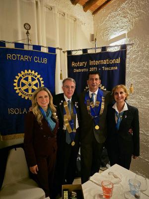 Rotary Club: visita del Governatore Giorgio Odello ed ingresso di due nuovi soci