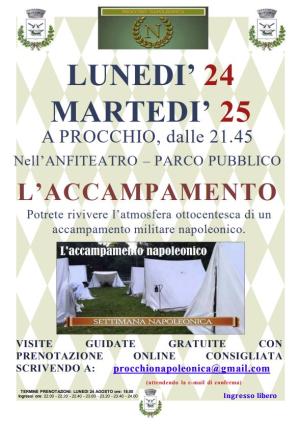 Inizia a Procchio la settimana napoleonica