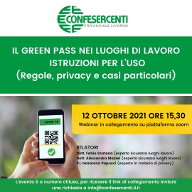 Greenpass nei luoghi di lavoro: istruzioni per l'uso