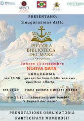 Nuova data per  l'inaugurazione della “Piccola Biblioteca del Mare” a Capoliveri