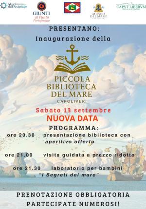 Nuova data per  l&#039;inaugurazione della “Piccola Biblioteca del Mare” a Capoliveri