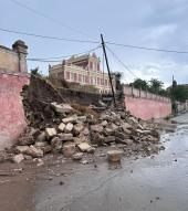 Fotonotizia: effetti del nubifragio a Pianosa