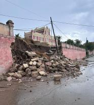 Fotonotizia: effetti del nubifragio a Pianosa