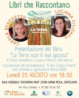A Mola nell’Aula Verdeblu la presentazione del libro “La Terra non è mai sporca”