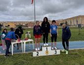 Il gruppo sportivo ITCG Cerboni partecipa alle competizioni scolastiche, fase provinciale di atletica su pista a Piombino