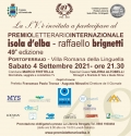 A Portoferraio la 49^ edizione del Premio Letterario Internazionale Isola d'Elba - R. Brignetti