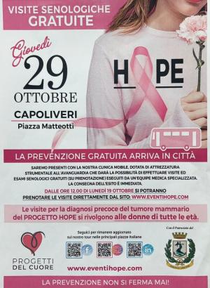 Ottobre Rosa, a Capoliveri visite senologiche gratuite