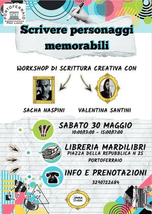 A MardiLibri workshop di scrittura creativa con Sascha Naspini e Valentina Santini