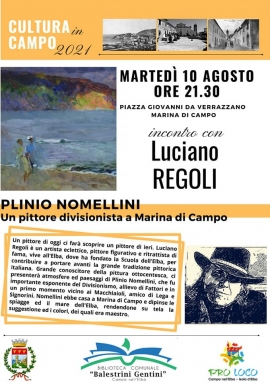 La Biblioteca di Campo incontra il pittore Luciano Regoli