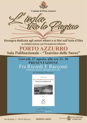 ‘Tra ricordi e racconti, memorie di una famiglia del Lido’ - Presentazione del libro di Giuliano Messina