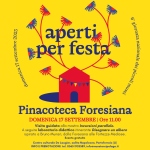 Anche la Pinacoteca Foresiana partecipa alla Giornata Nazionale dei Piccoli Musei