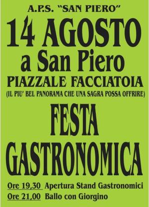 Festa gastronomica a San Piero