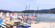 Al Club del Mare di Marina di Campo regate del Campionato Nazionale O'Pen Skiff e RS Aero
