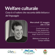 In biblioteca con Carlo Andorlini per parlare di Welfare Culturale
