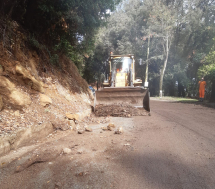 Forte pioggia su Poggio, movimenti franosi sulla provinciale 25