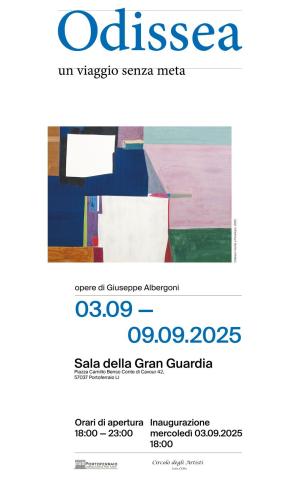 Alla Gran Guardia la mostra “Odissea – un viaggio senza meta” di Giuseppe Albergoni