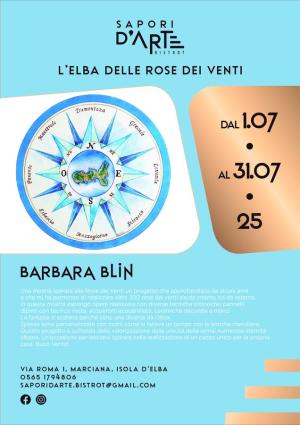 “L’Elba delle Rose dei Venti” di Barbara Pastore Blin in esposizione a Sapori d’arte a Marciana