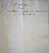 Confraternita della Reverenda Misericordia - stato economico dell’ospedale nella memoria Ippoliti (Parte 7)