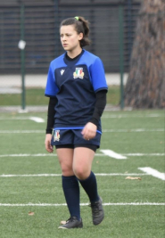 Elena Paladini in maglia azzurra al Festival Sei Nazioni Femminile Under 18